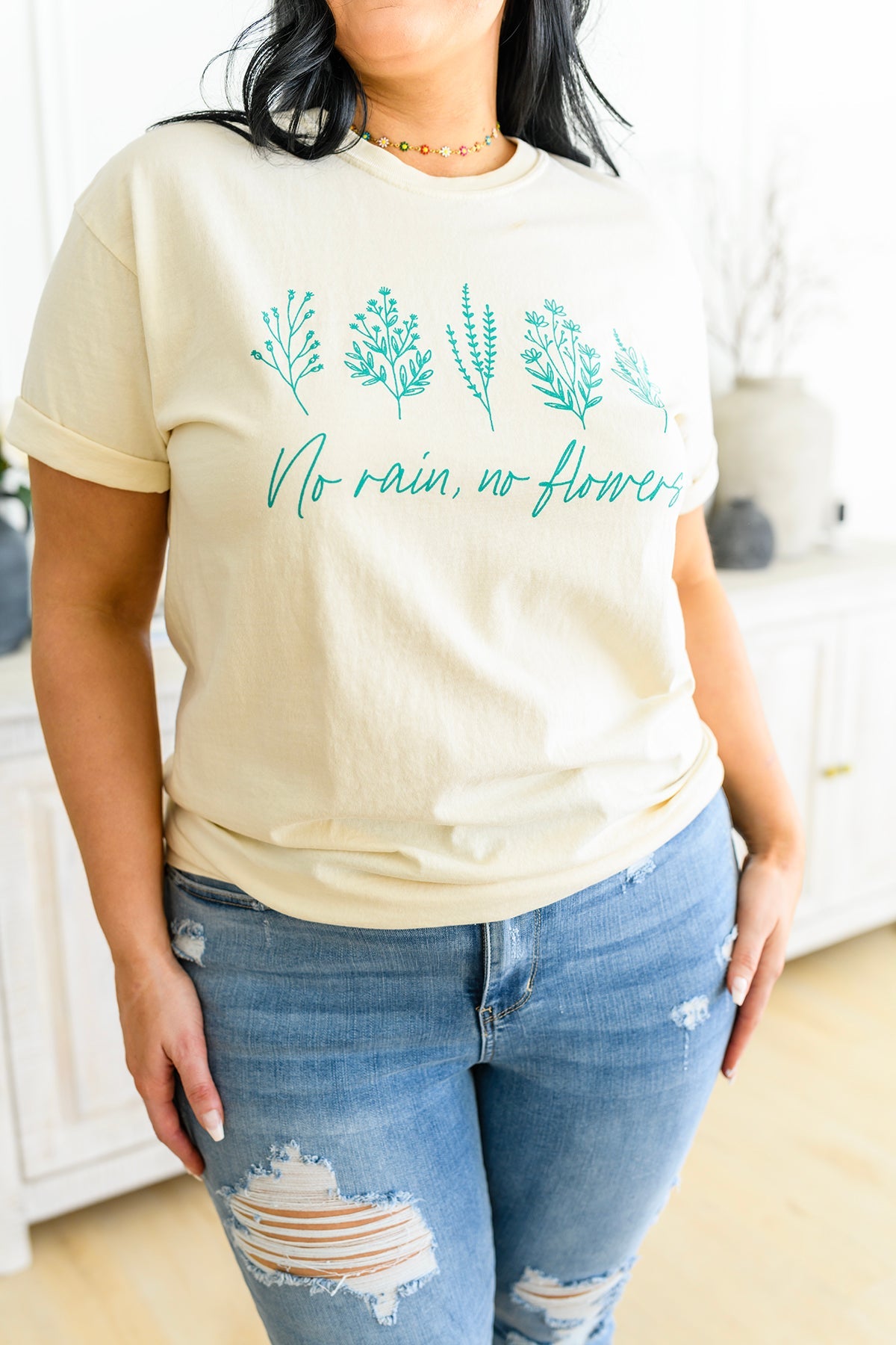 No Rain No Flowers Tee