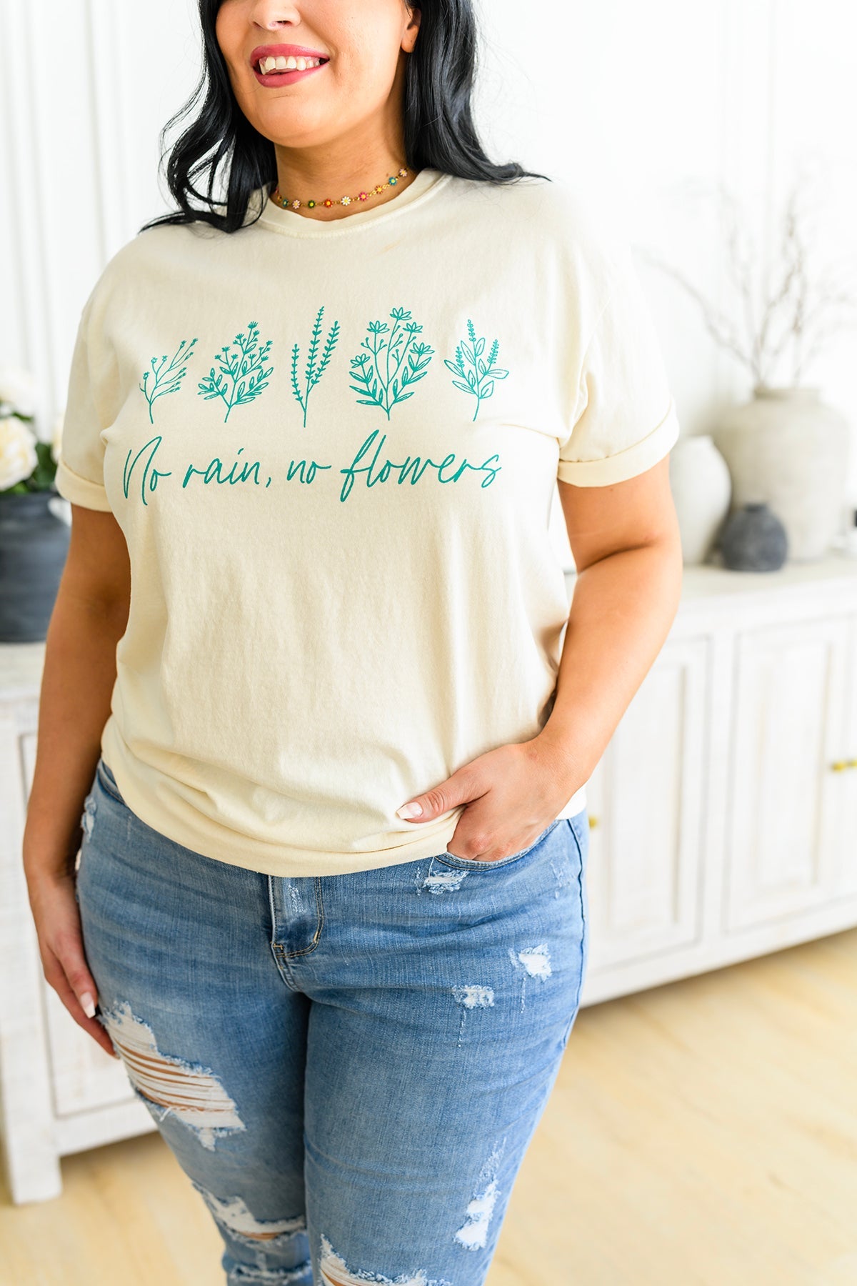 No Rain No Flowers Tee