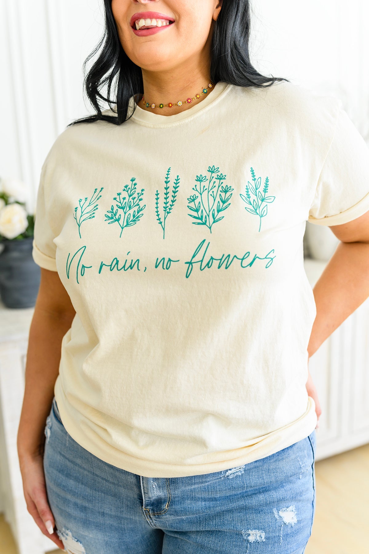 No Rain No Flowers Tee